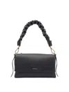 Coccinelle Boheme Grana Double Shoulder Bag In Black