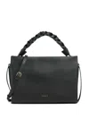 Coccinelle Medium Boheme Braided-handle Tote Bag In Black