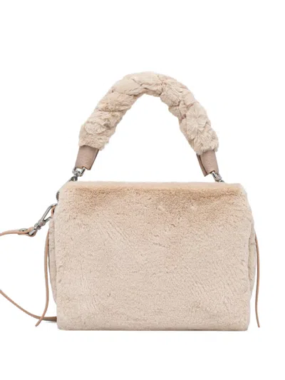 Coccinelle Boheme Handle Cross Body Bag In Neutral