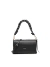 Coccinelle Boheme Grana Double Shoulder Bag In Black