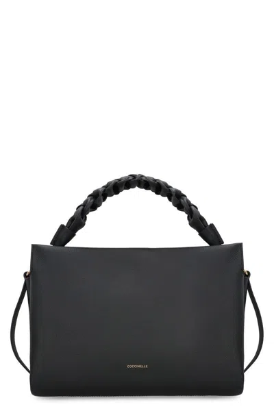 Coccinelle Medium Boheme Shoulder Bag In Black
