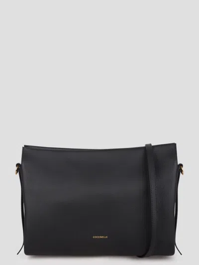 Coccinelle Boheme Medium Handbag In Black