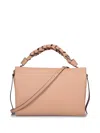 Coccinelle Boheme Medium Skin Bag In Beige