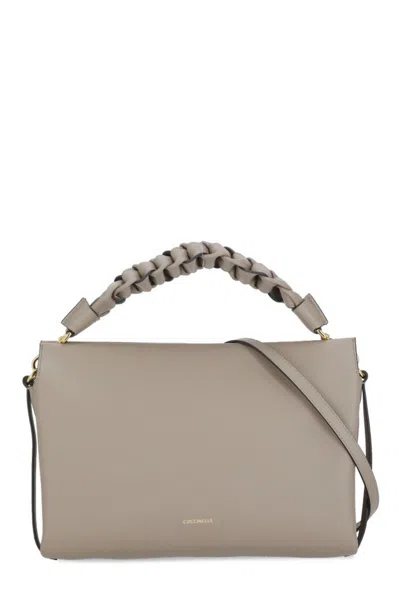 Coccinelle Boheme Medium Top Handle Bag In Grey