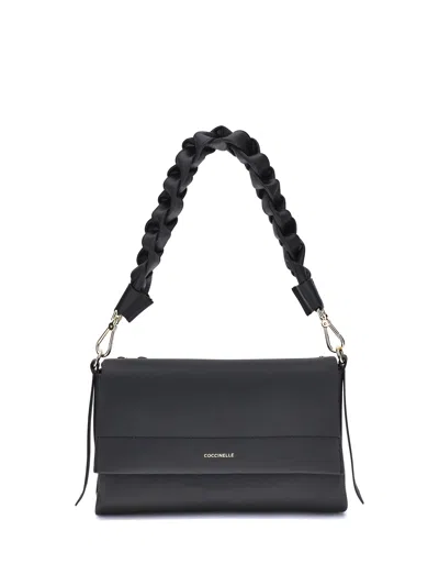 Coccinelle Boheme Shoulder Bag In Black
