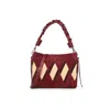 Coccinelle Boheme Small Handbag In Burgundy
