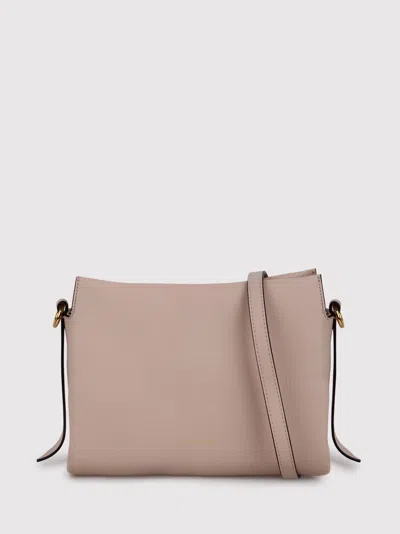 Coccinelle Boheme Small Handbag In Beige