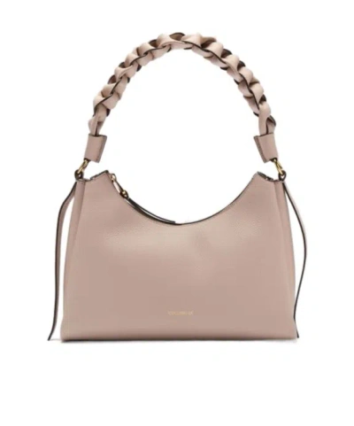 Coccinelle Boheme Small Handbag In Nude
