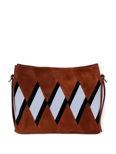 Coccinelle Boheme Small Tote Bag In Brown