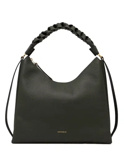 Coccinelle Boheme Tote Bag In Green