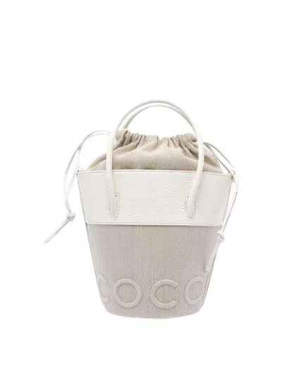 Coccinelle Beige Myrtha Bucket Bag