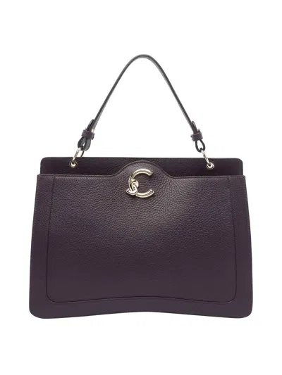 Coccinelle Prune C-me Handbag In Purple