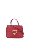 Shop Coccinelle Bordeaux Arlettis Bag In Burgundy