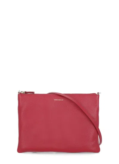 Coccinelle Bordeaux Best Crossbody Pochette In Red