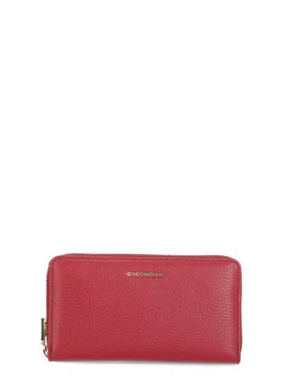 Coccinelle Soft Wallet In Red