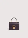 Coccinelle Borsa A Mano In Pelle Con Grana Arlettis Small In Purple