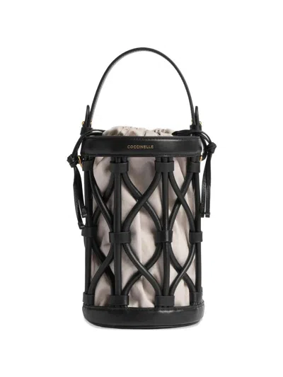 Coccinelle Borsa A Secchiello In Pelle Nera  In Black