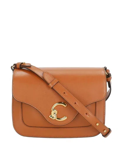 Coccinelle Shoulder Bag Woman Color Burnt In Brown