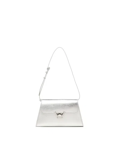 Coccinelle Borse Dew Piccole In Silver