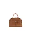 Coccinelle Brown Calf Leather Bos Taurus Handbag In Brown
