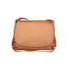 Coccinelle Brown Leather Handbag In Neutral