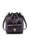 Coccinelle Bucket Bag Drawstring Closure