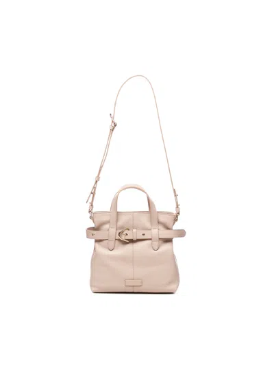 Coccinelle Bucket Bag With Buckle In Pink