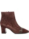 Coccinelle Buckle-strap Boots In Brown