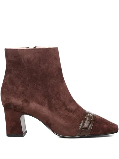 COCCINELLE BUCKLE-STRAP BOOTS