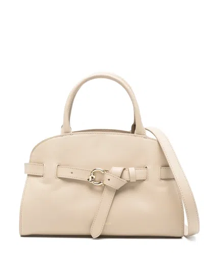 Coccinelle Shoulder Bag Woman Color Beige In Nude