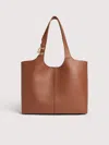 Coccinelle C-easy Large Tote In Brown