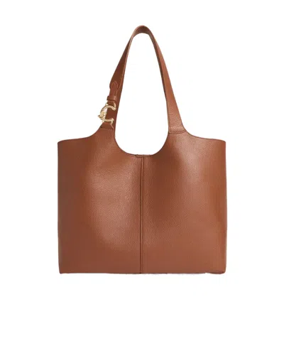 Coccinelle C-easy Large Tote In Brown