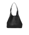 Coccinelle C-easy Logo Plaque Shoulder Bag In Black