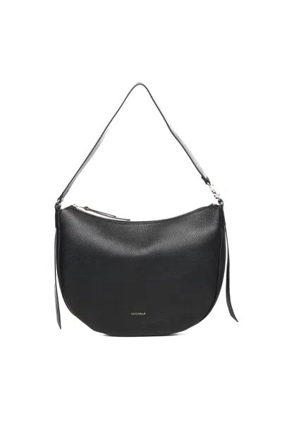 Coccinelle C Easy Malory Black Leather Bag