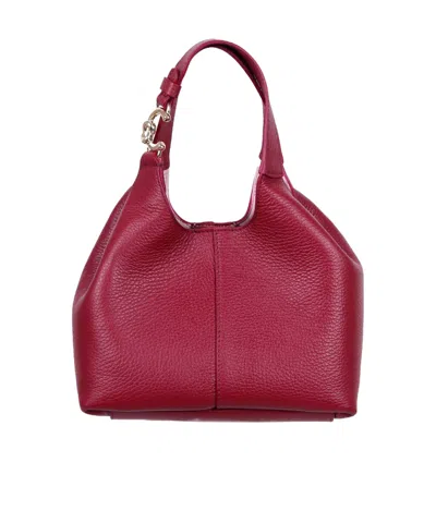 Coccinelle C-easy Small Hand Bag In Red