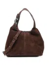 Coccinelle C-easy Suede Leather Shoulder Bag