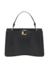 Coccinelle C-me Leather Cross Body Bag In Black