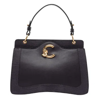 Coccinelle C-me Bimateri Crossbody Bag In Black