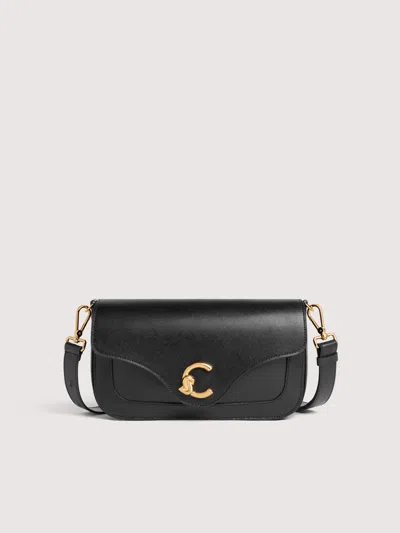 Coccinelle C-me Calf Medium In Black