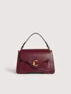 Coccinelle Cherry C-me Medium Satchel In Red