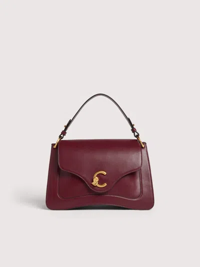 Coccinelle C-me Calf Medium In Red