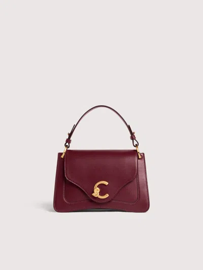 Coccinelle C-me Calf Small In Red