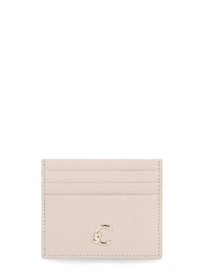 Coccinelle C-me Cards Holder In Neutral
