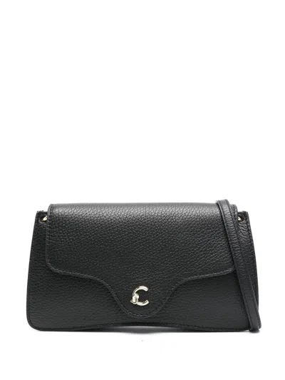 Coccinelle C-me Cross Body Bag In Black