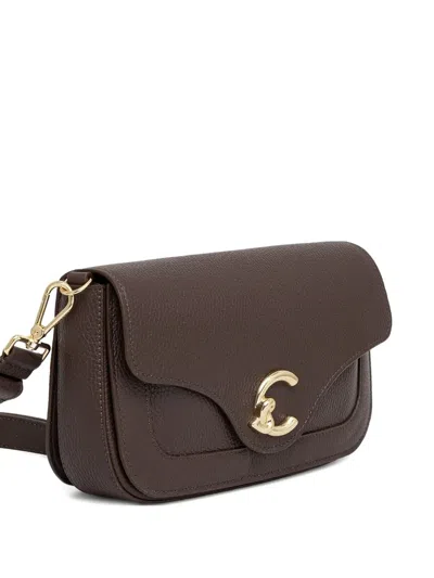 Coccinelle C-me Cross Body Bag In Brown