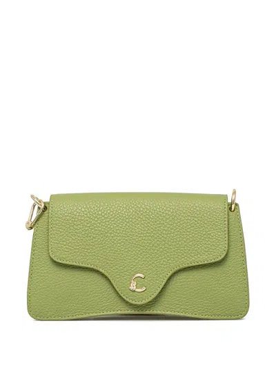 Coccinelle C-me Cross Body Bag In Green