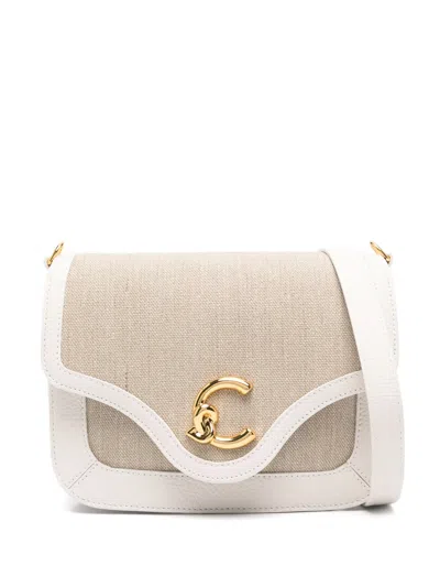 Coccinelle C-me Cross Body Bag In Beige
