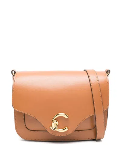 Coccinelle C-me Crossbody Bag In Brown