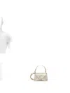 Coccinelle C-me Crossbody Bag In Neutral