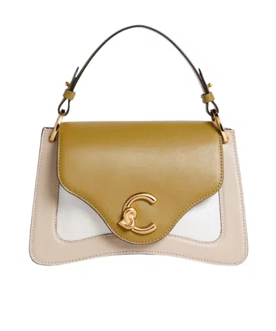 Coccinelle C-me Flap Shoulder Bag In Brown